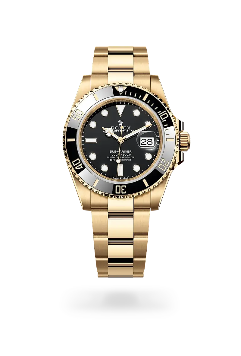 Rolex Submariner Date Oyster, 41 mm, yellow gold