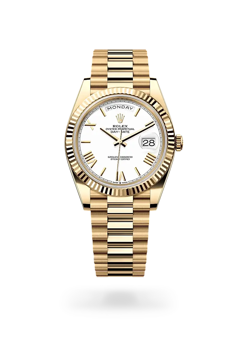 劳力士 星期日历型 40 蚝式，40毫米，黄金