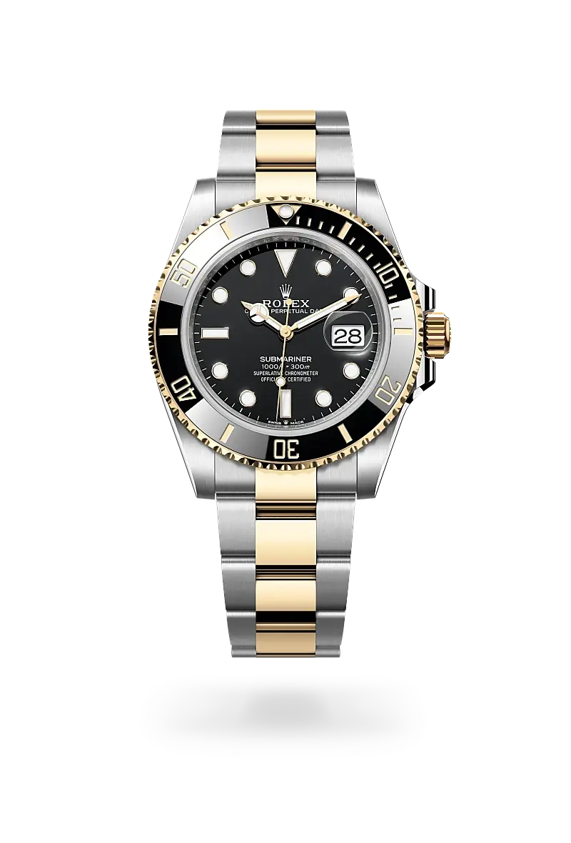 Rolex Submariner Date Oyster, 41 mm, Oystersteel and yellow gold